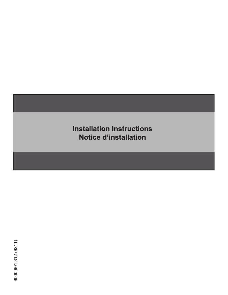 Page 1 of the manual Installation Guide Bosch SPV68U5