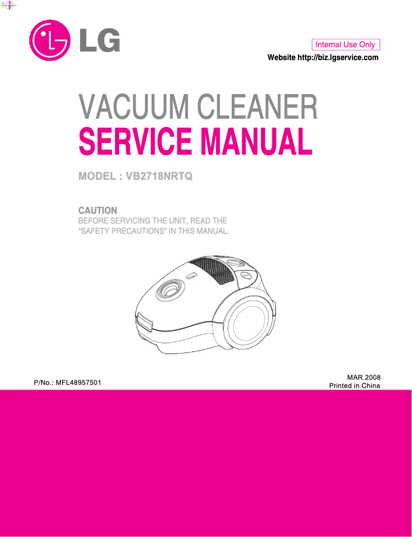 Página 1 del manual Manual de usuario LG V-C3817R