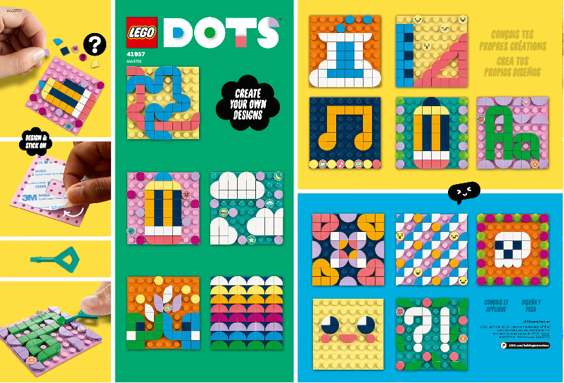 Página 1 del manual Manual de usuario Lego DOTS 41957