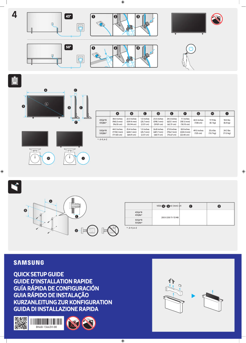 Página 1 del manual Manual de usuario Samsung QN50Q60BAK
