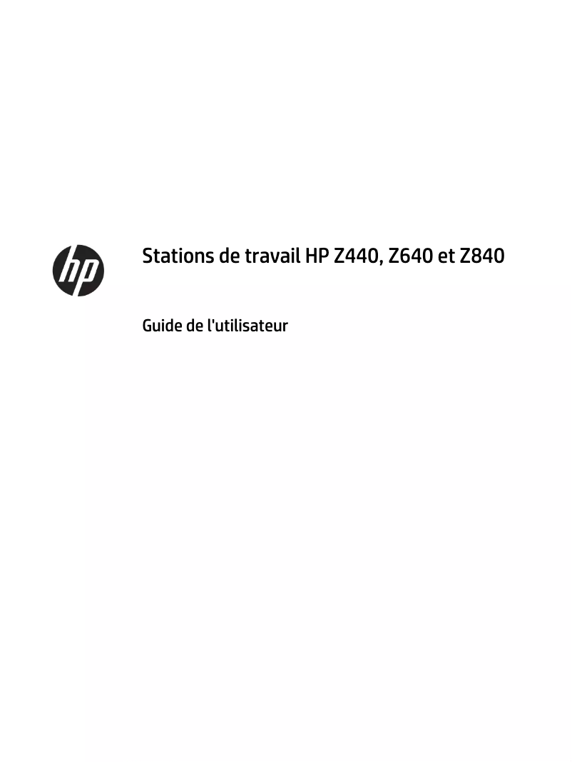 Image de la première page du manuel de l'appareil Z640