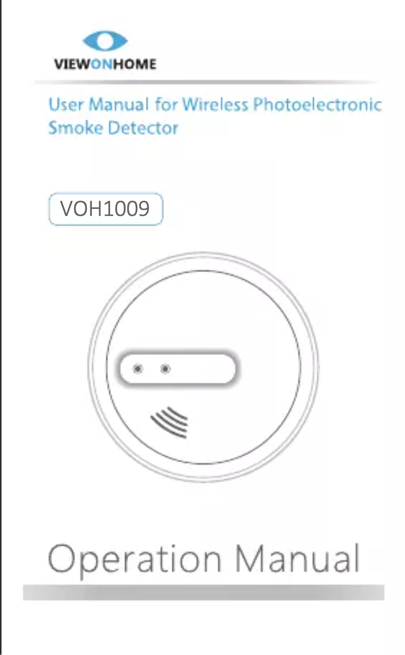 Página 1 del manual Manual de usuario ViewOnHome VOH1009