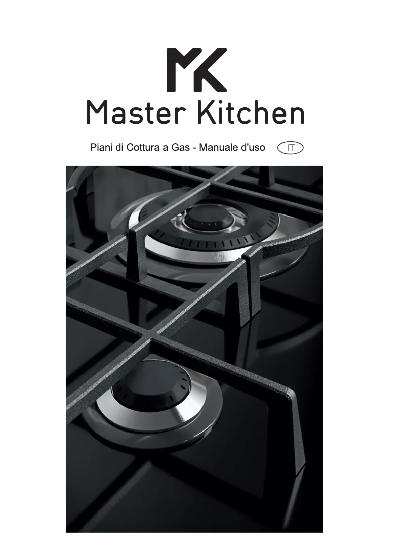 Page 1 de la notice Manuel utilisateur Master Kitchen MKHG 381-EDS FTC GCBK