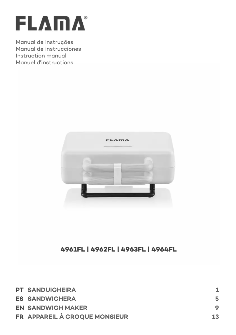 Página 1 del manual Manual de usuario Flama 4964FL