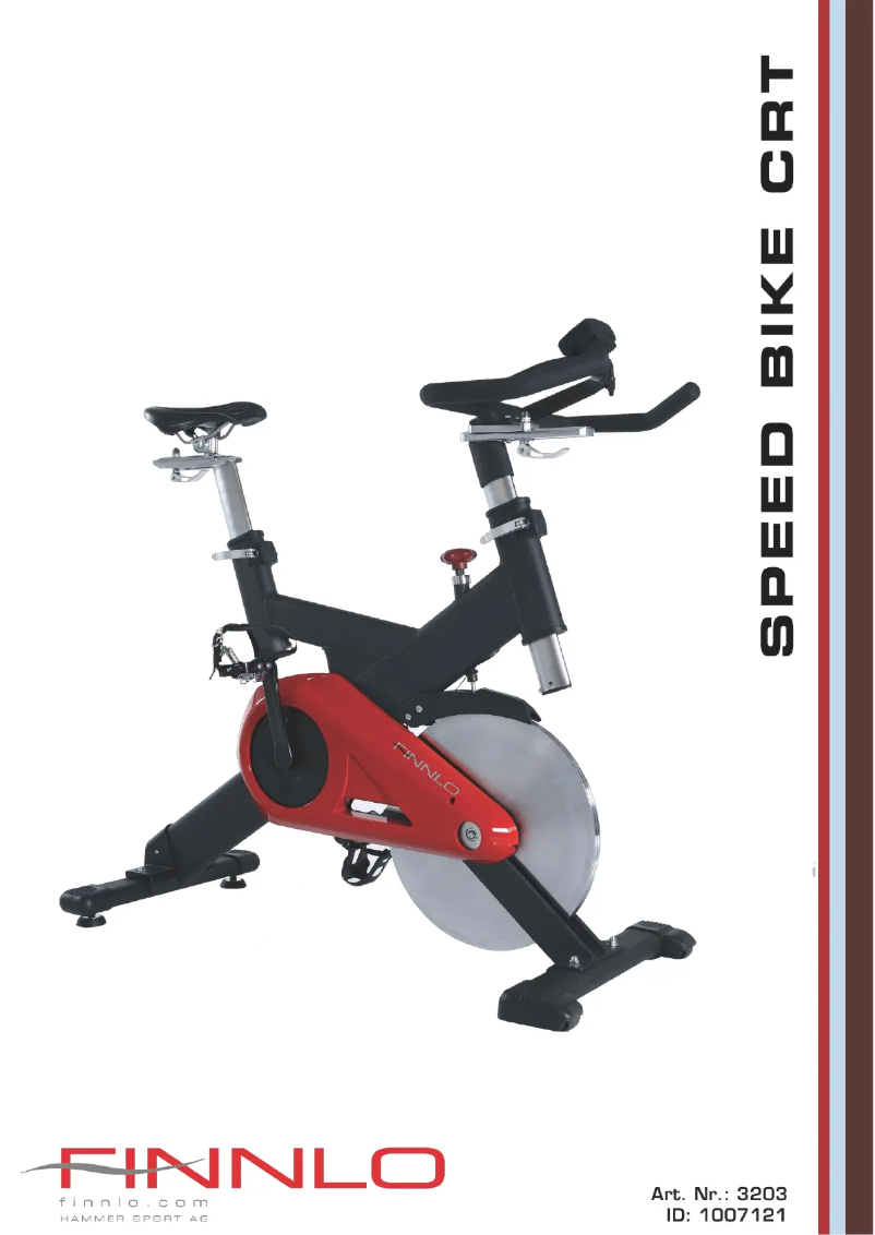 Page 1 of the manual User Manual Finnlo V2 Speed Bike CRT