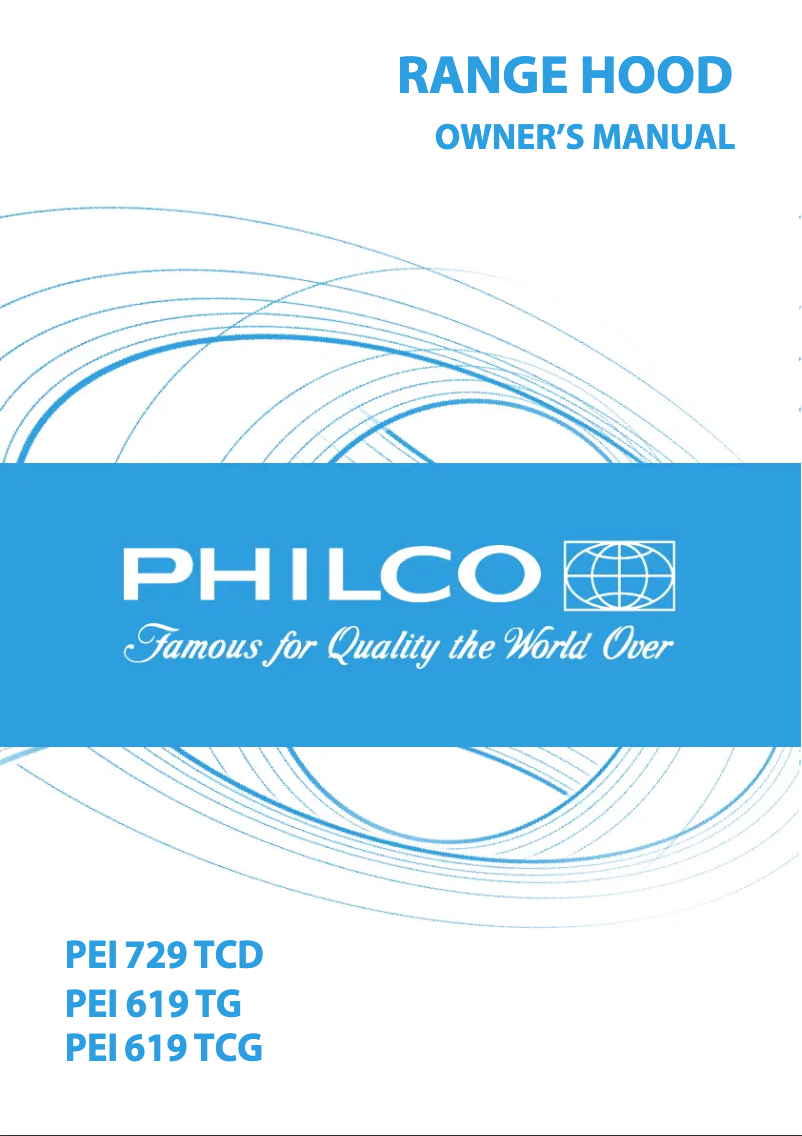 Page 1 de la notice Manuel utilisateur Philco PEI 619 TCG