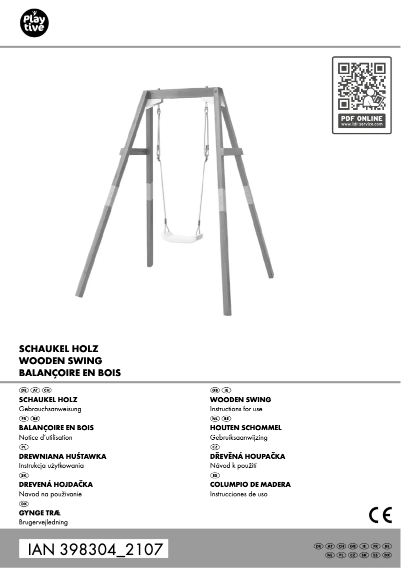 Page 1 de la notice Manuel utilisateur Playtive IAN 398304