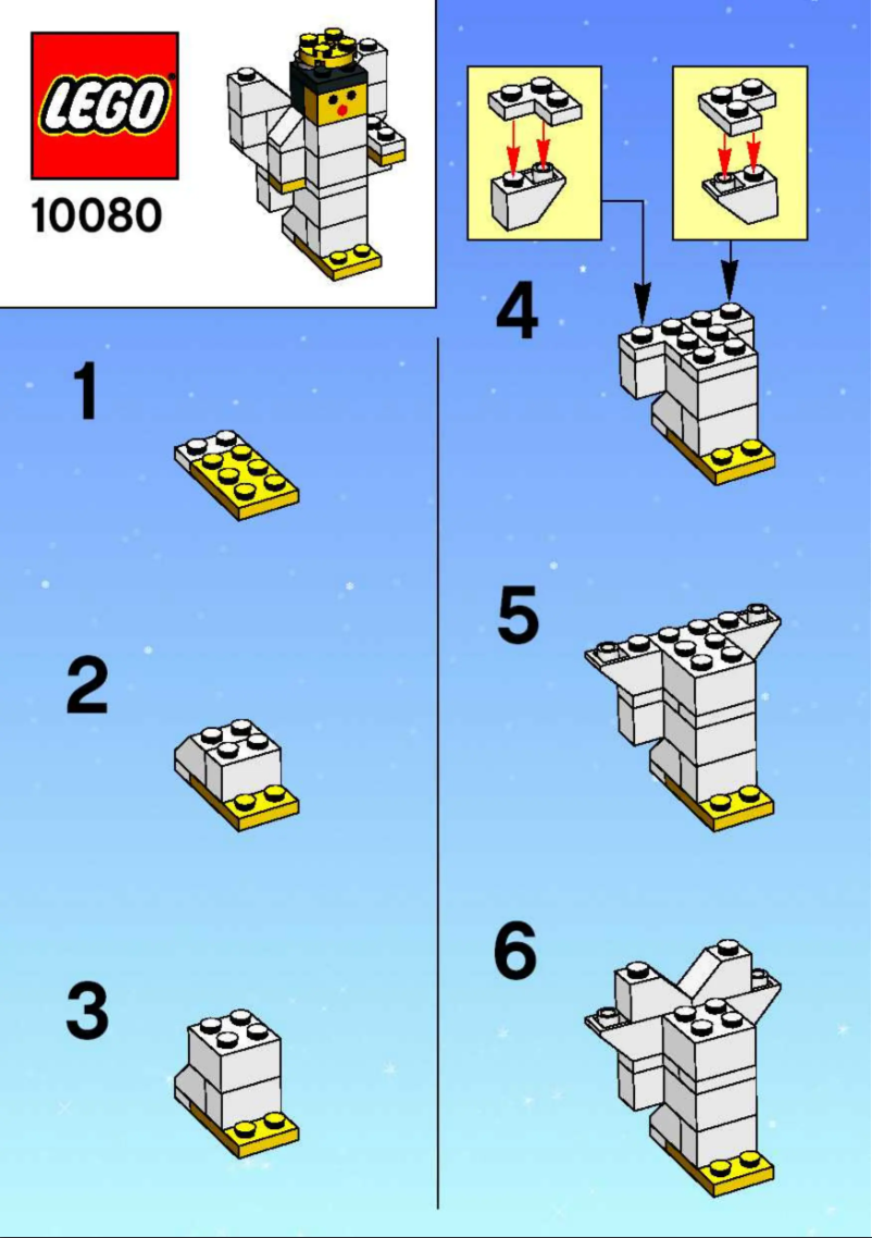 Page 1 de la notice Manuel utilisateur Lego Angel 10080