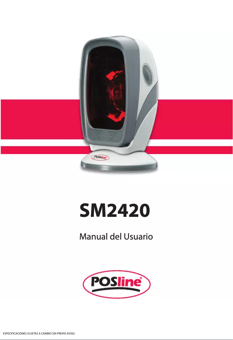 Página 1 del manual Manual de usuario POSline SM2420