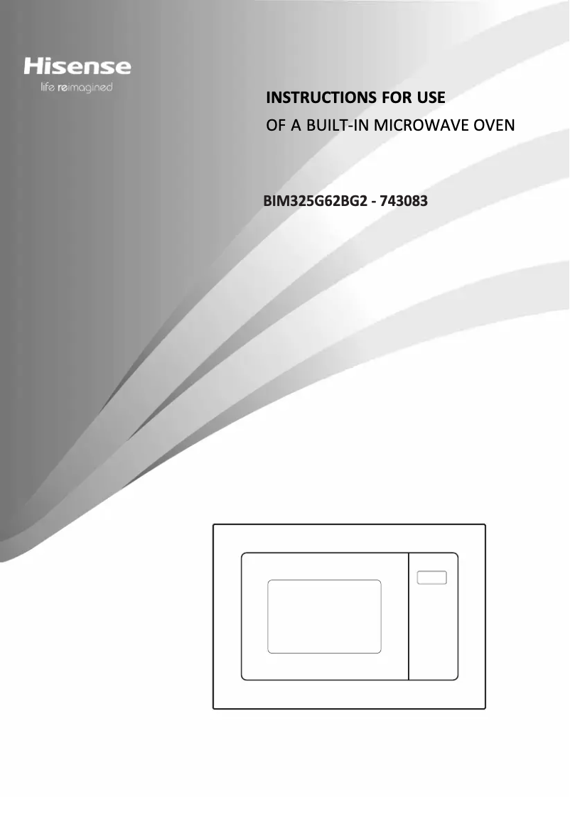 Page 1 de la notice Manuel utilisateur Hisense BIM325G62BG2