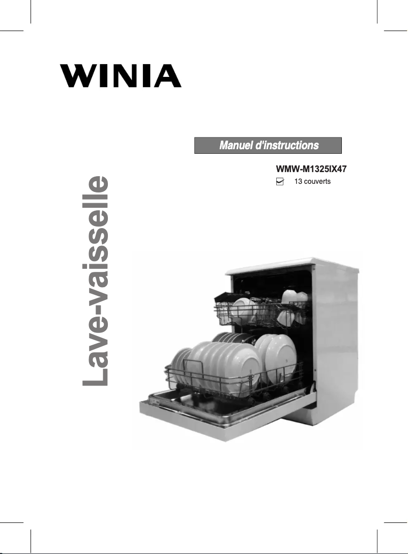 Page 1 de la notice Manuel utilisateur Winia WMW-M1325IX47
