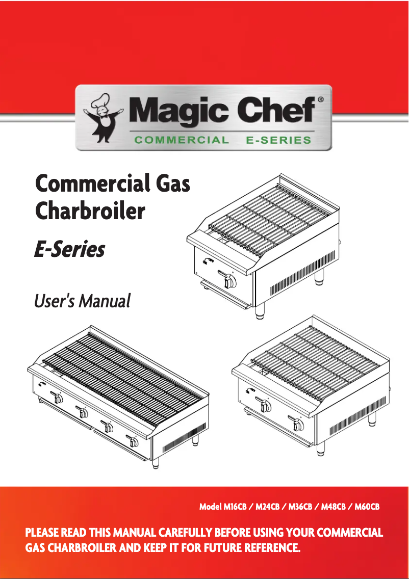 Página 1 del manual Manual de usuario Magic Chef M24CB