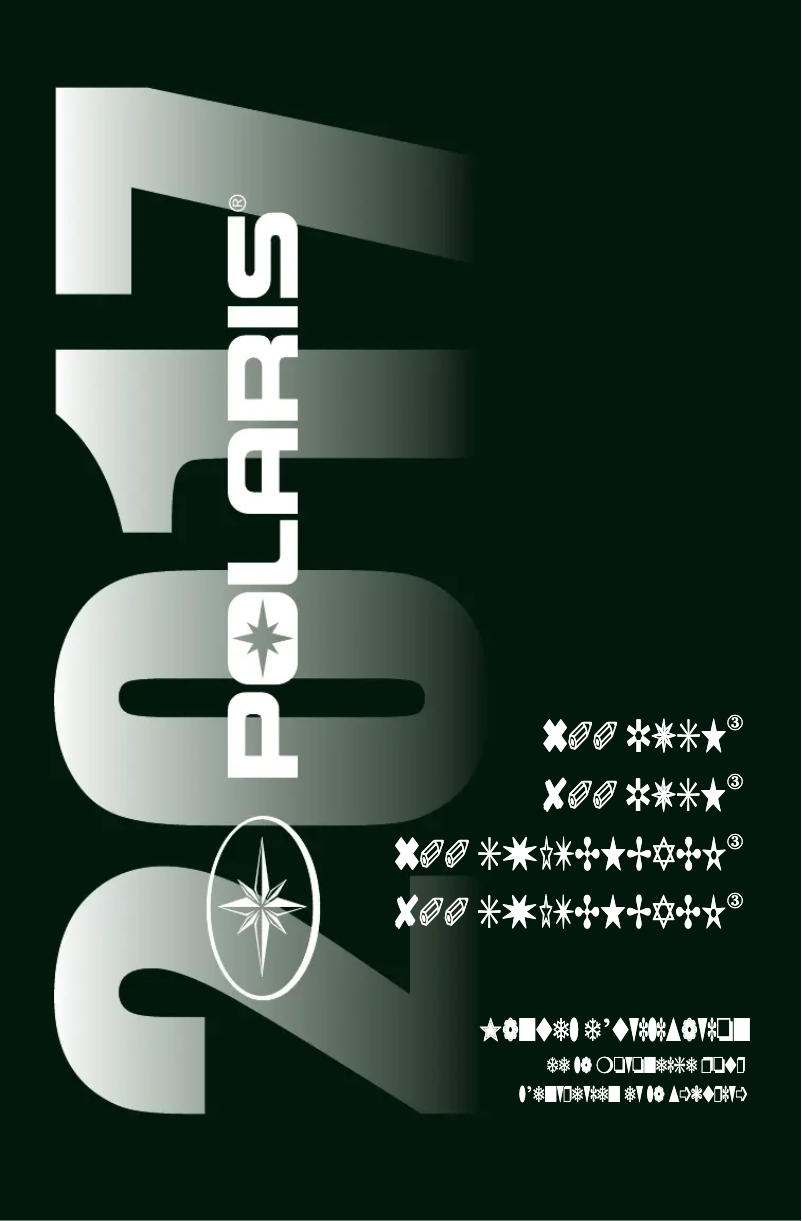 Page 1 de la notice Manuel utilisateur Polaris 600 Rush XCR (2017)