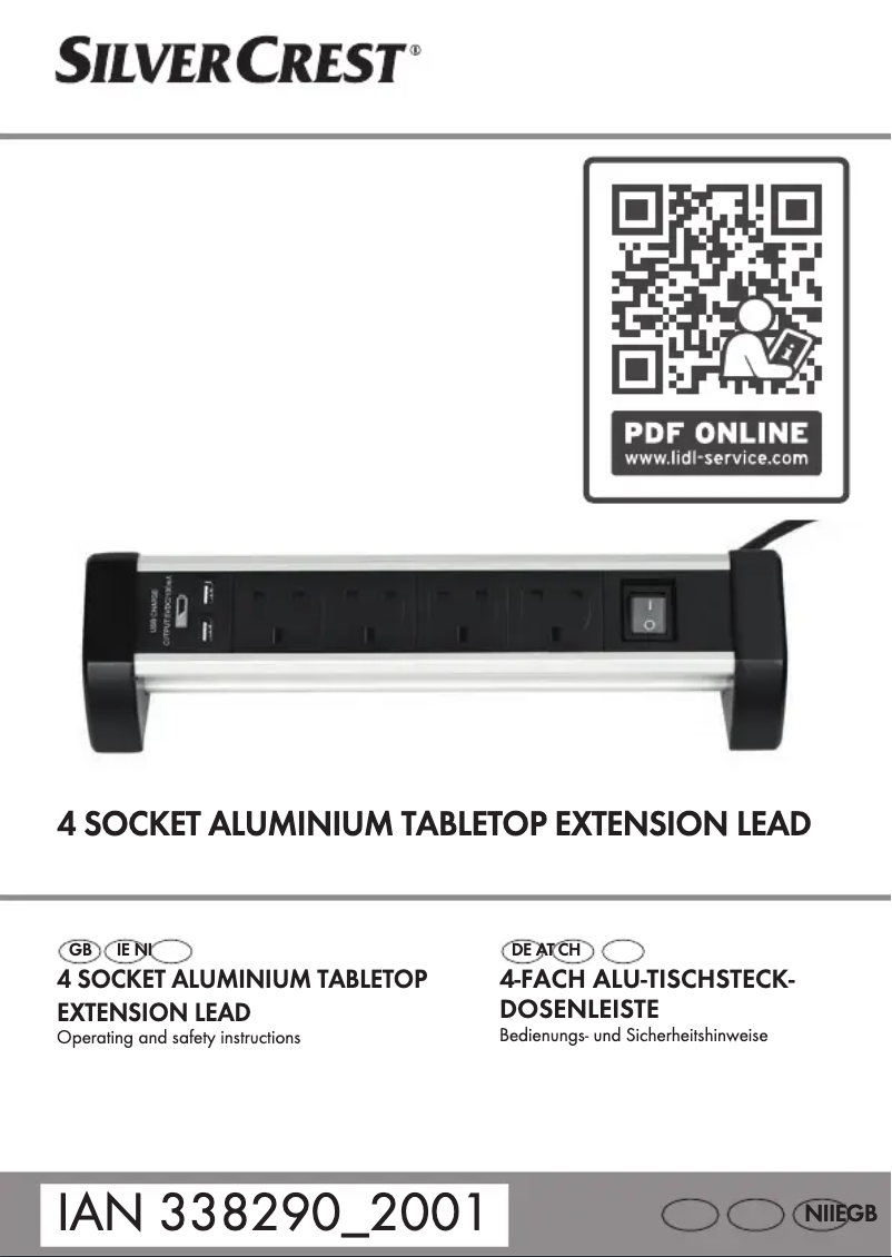 Página 1 del manual Manual de usuario SilverCrest IAN 338290