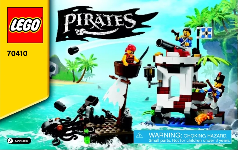 Página 1 del manual Instrucciones visuales Lego Pirates 70410