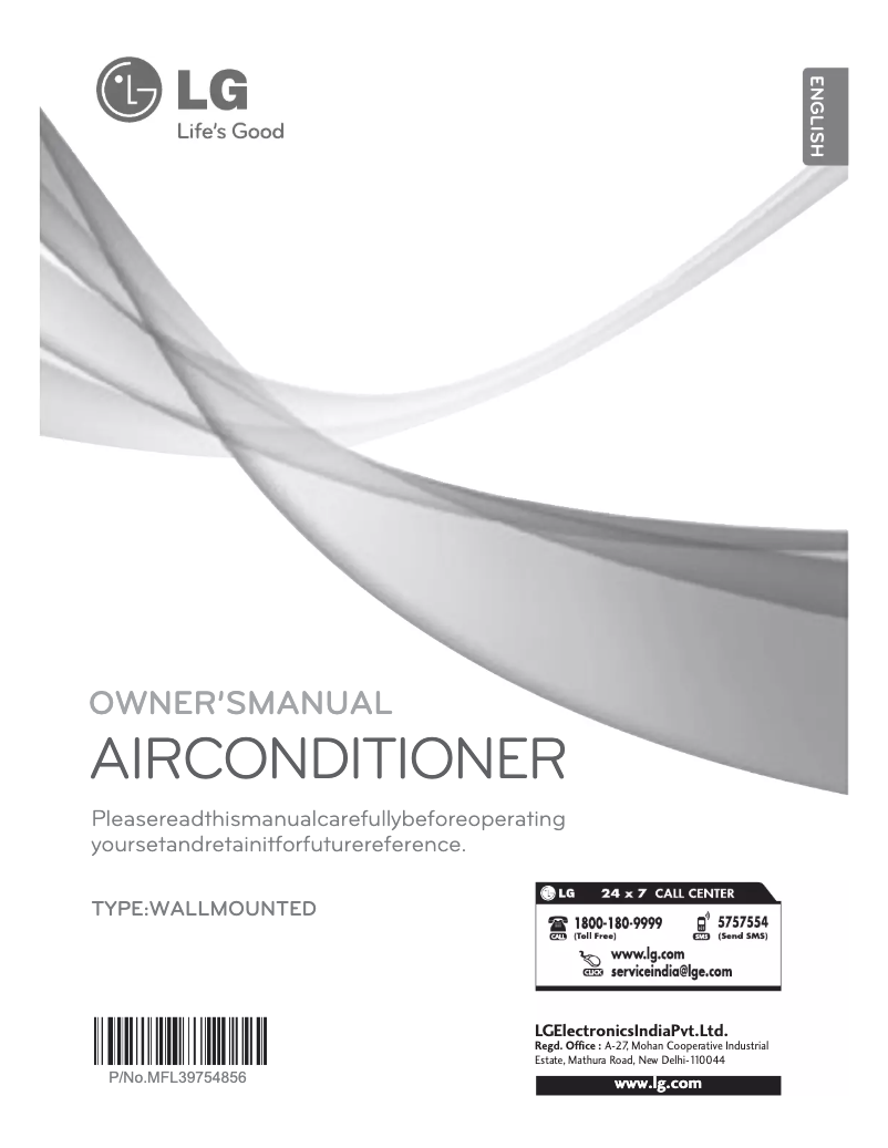 Página 1 del manual Manual de usuario LG LSN6EW3Z