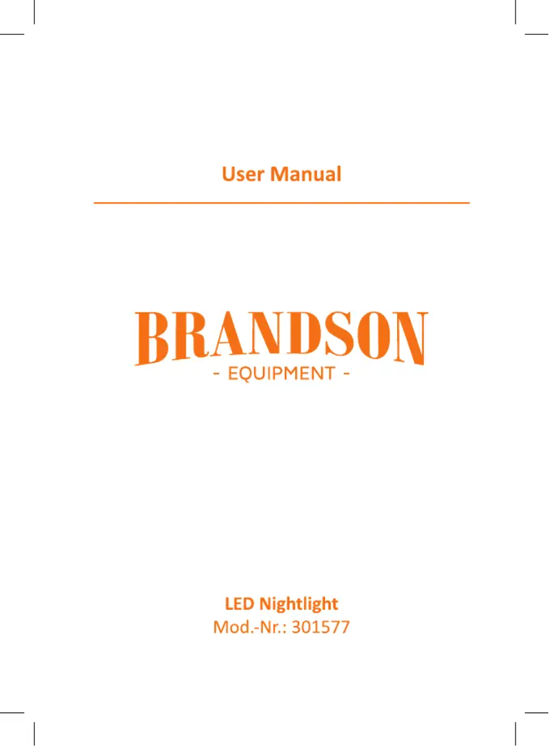 Page 1 de la notice Manuel utilisateur Brandson 301577