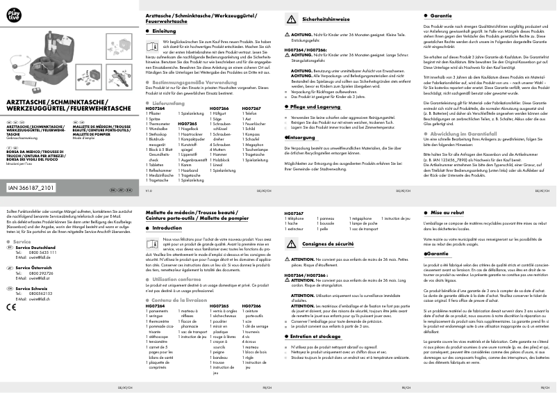 Página 1 del manual Manual de usuario Playtive HG07264