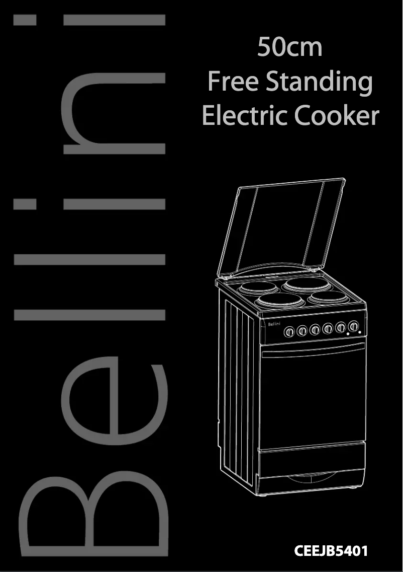Page 1 de la notice Manuel utilisateur Bellini CEEJB5401