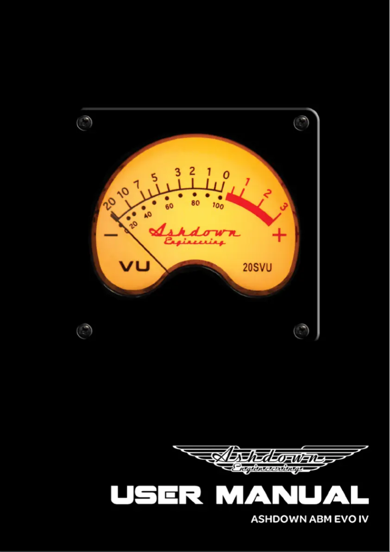 Página 1 del manual Manual de usuario Ashdown Engineering ABM EVO IV
