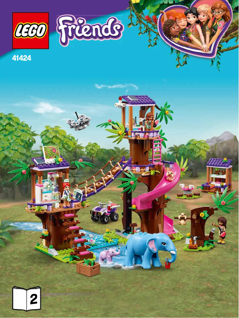 Page 1 de la notice Manuel utilisateur Lego Friends 41424