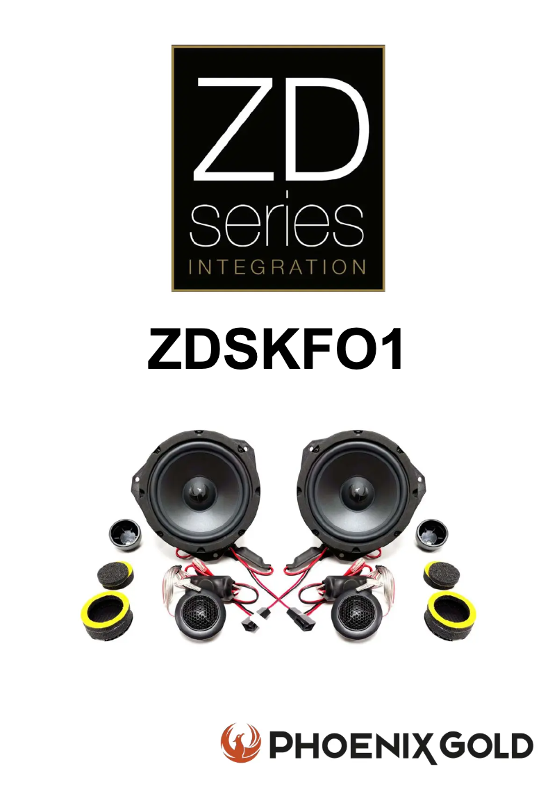 Page 1 de la notice Manuel utilisateur Phoenix Gold ZDSKFO1