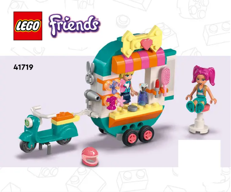 Page 1 de la notice Consignes visuelles Lego Friends 41719