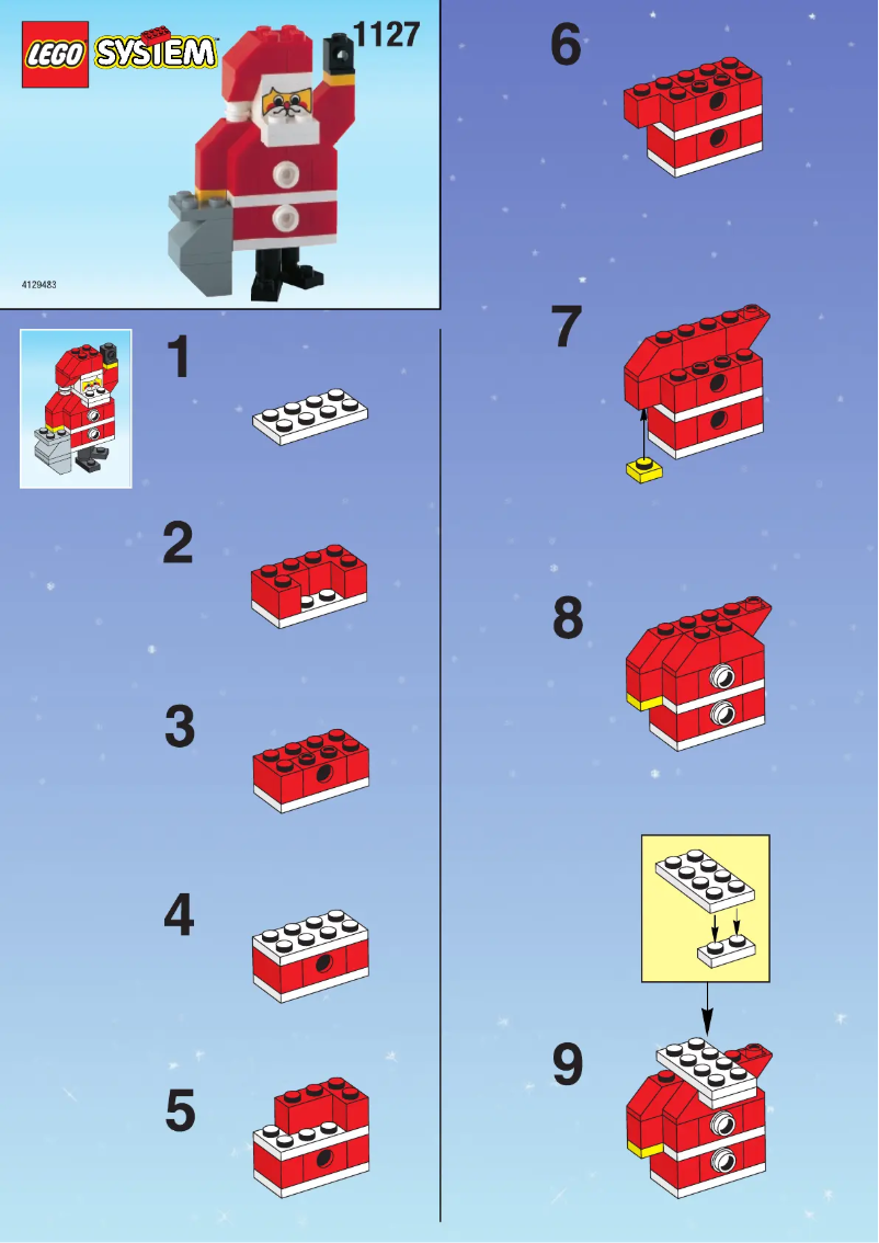Página 1 del manual Manual de usuario Lego SANTA CLAUS