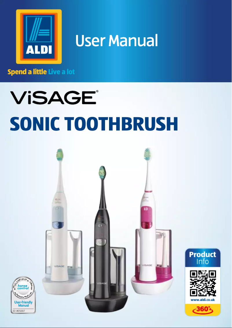 Page 1 de la notice Manuel utilisateur Visage GT-TBs-02uk