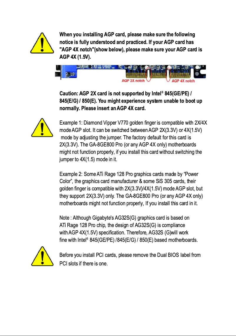 Page 1 de la notice Manuel utilisateur Gigabyte GA-8GE800 Pro