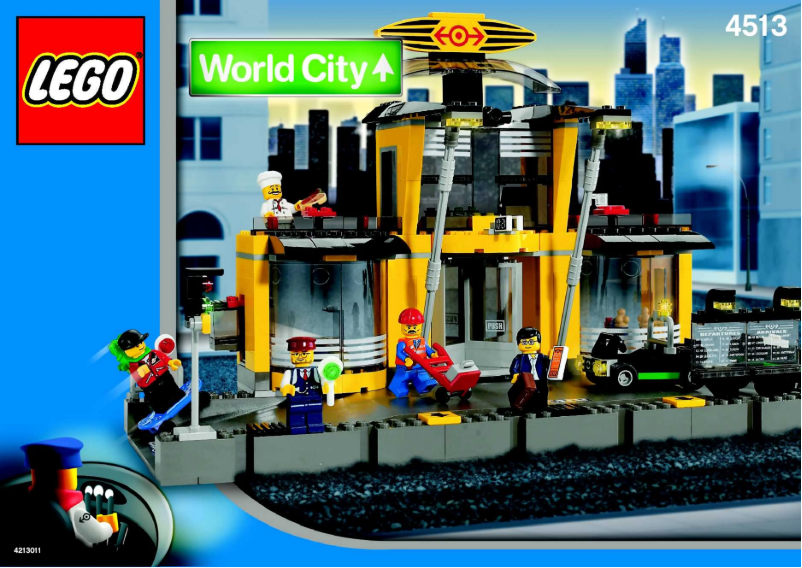Page 1 de la notice Manuel utilisateur Lego World City 4513
