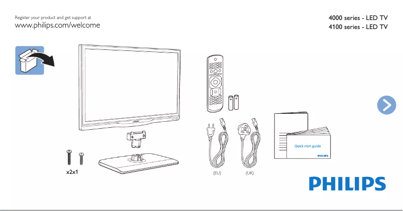 Page n°1 - Manuel utilisateur Philips 20PHK4109