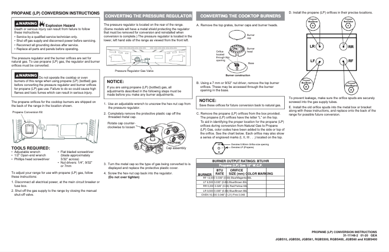 Página 1 del manual Instrucciones / montaje GE JGBS61DPBB