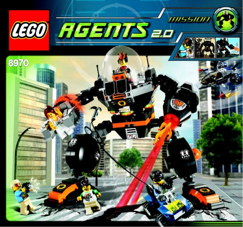 Página 1 del manual Manual de usuario Lego Agents 8970