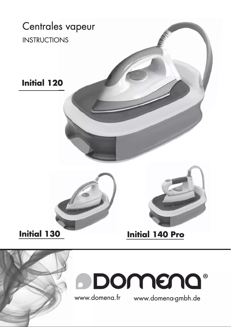 Page 1 de la notice Manuel utilisateur Domena Initial 140 Pro