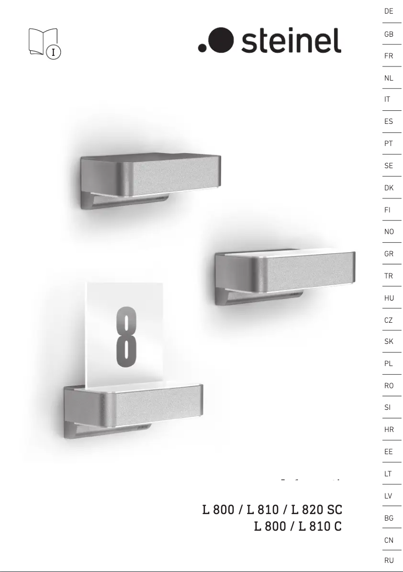 Page 1 de la notice Manuel utilisateur Steinel L 800 S