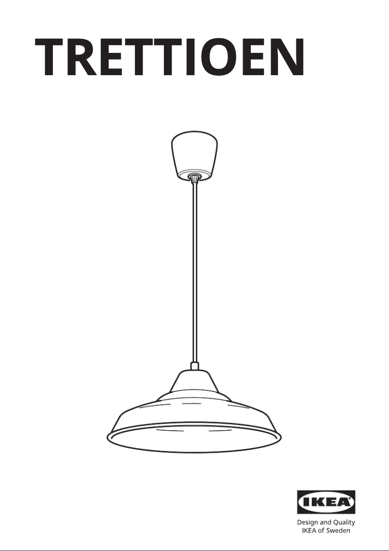 Image de la première page du manuel de l'appareil TRETTIOEN 305.641.06