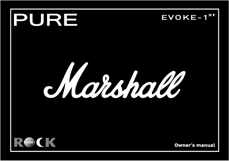 Page 1 de la notice Manuel utilisateur Pure Evoke 1XT