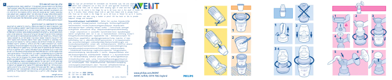 Page 1 de la notice Manuel utilisateur Philips AVENT Via SCF614
