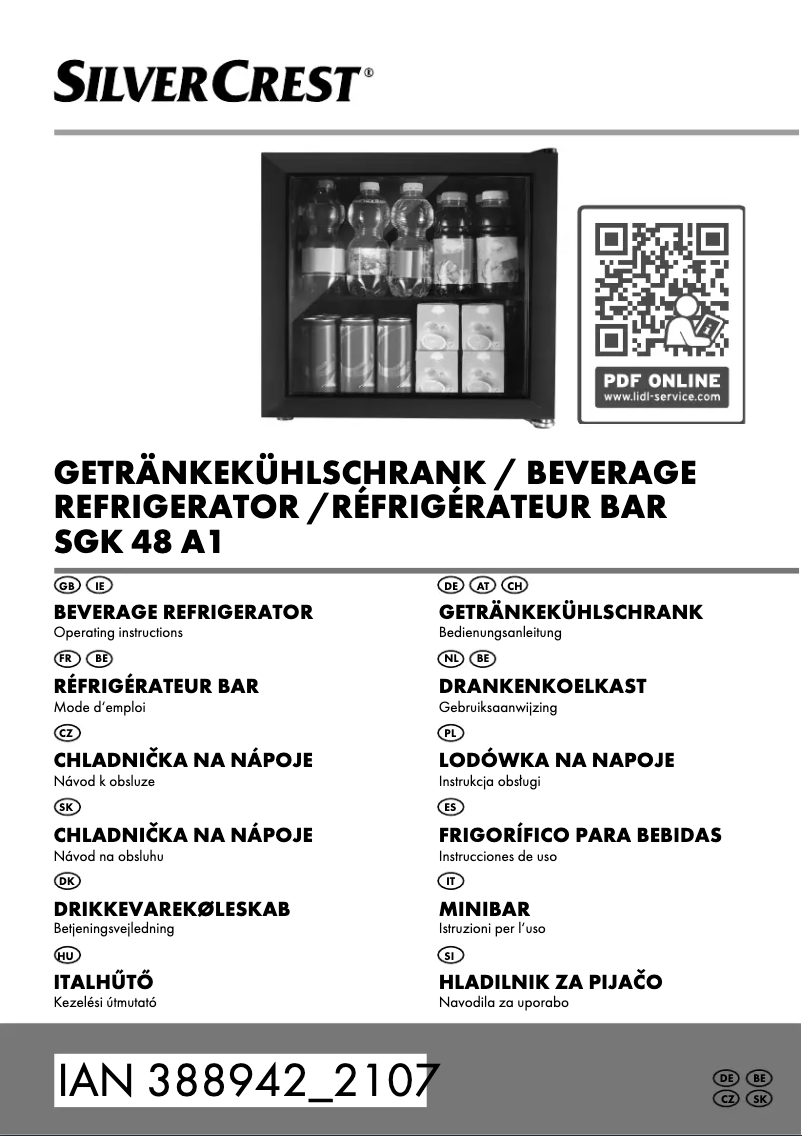 Página 1 del manual Manual de usuario SilverCrest SGK 48 A1