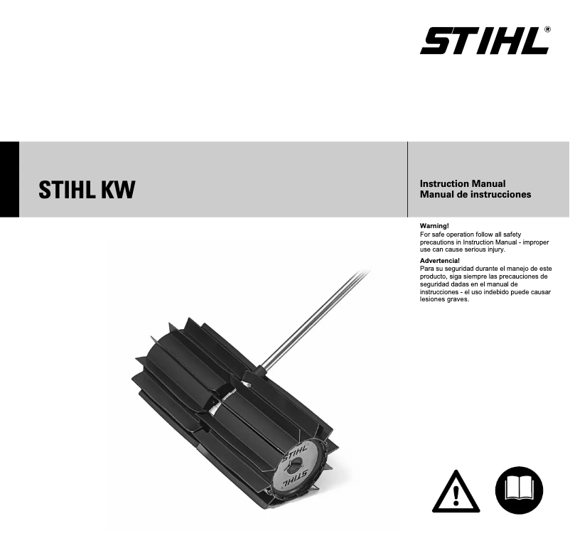 Page 1 de la notice Manuel utilisateur Stihl KW