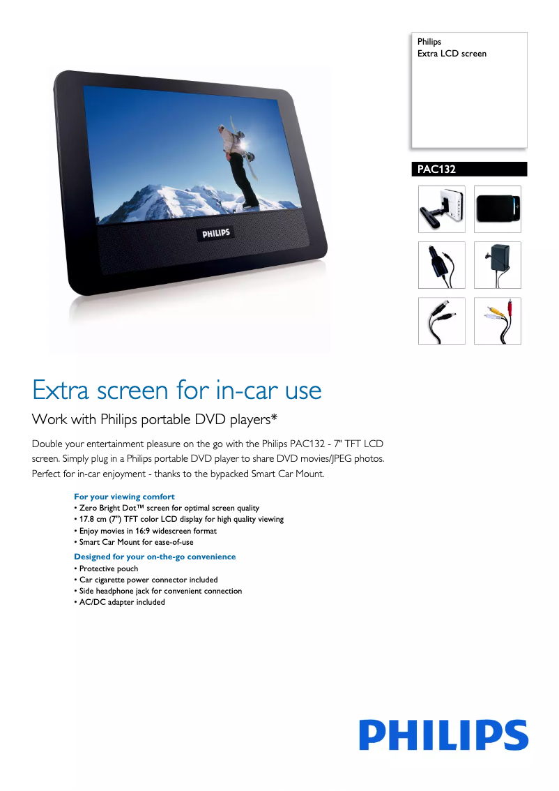 Page n°1 - Brochure Philips PAC132