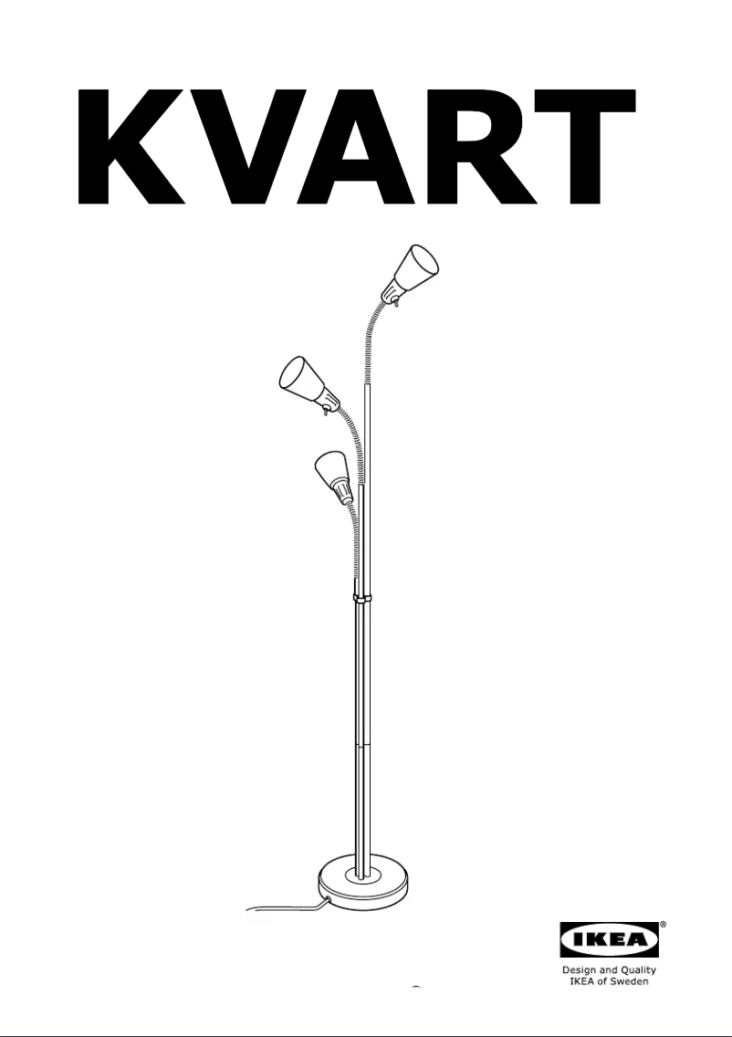 Page 1 de la notice Mode d'emploi Ikea KVART