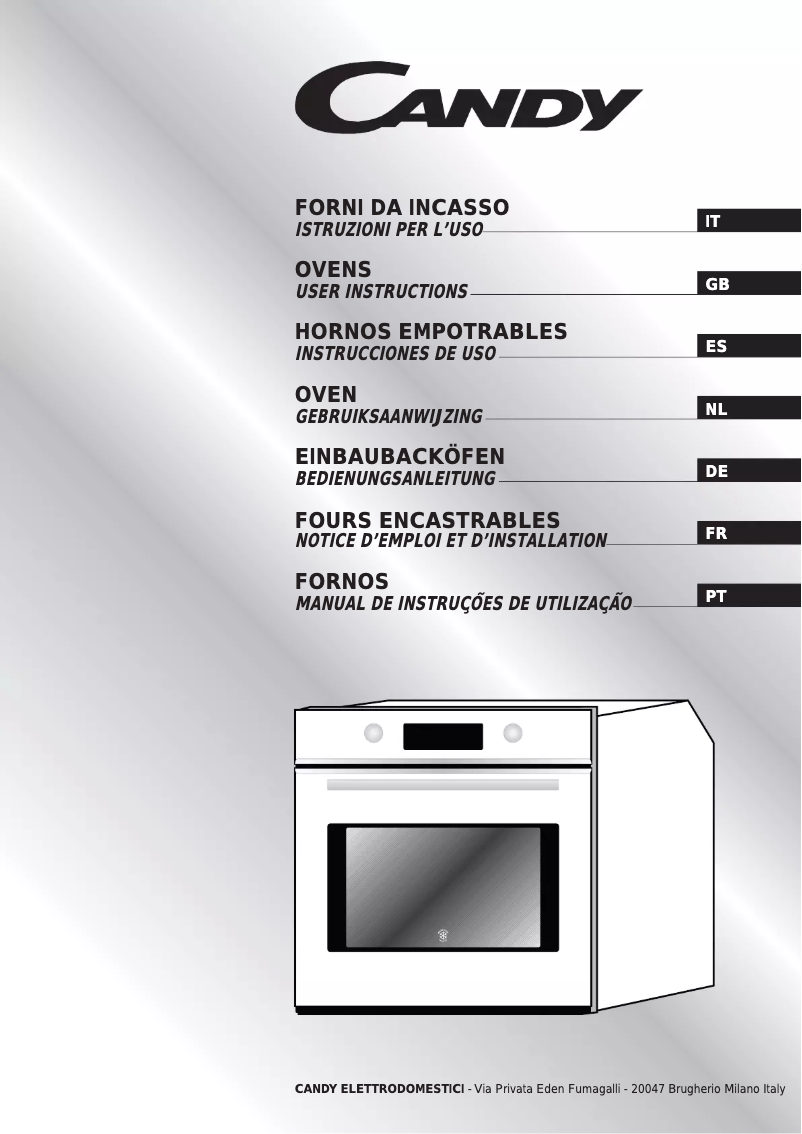 Página 1 del manual Manual de usuario Candy 2d 966 x
