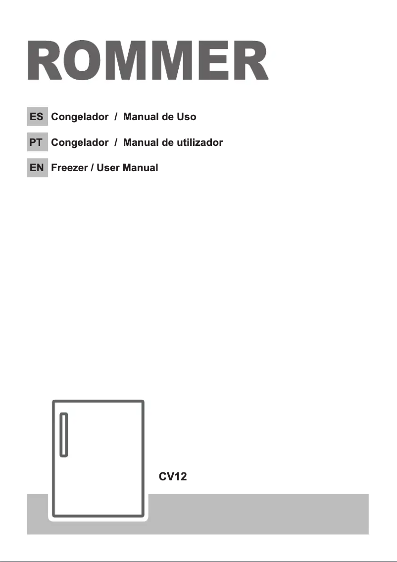 Page 1 de la notice Manuel utilisateur Rommer CV 12