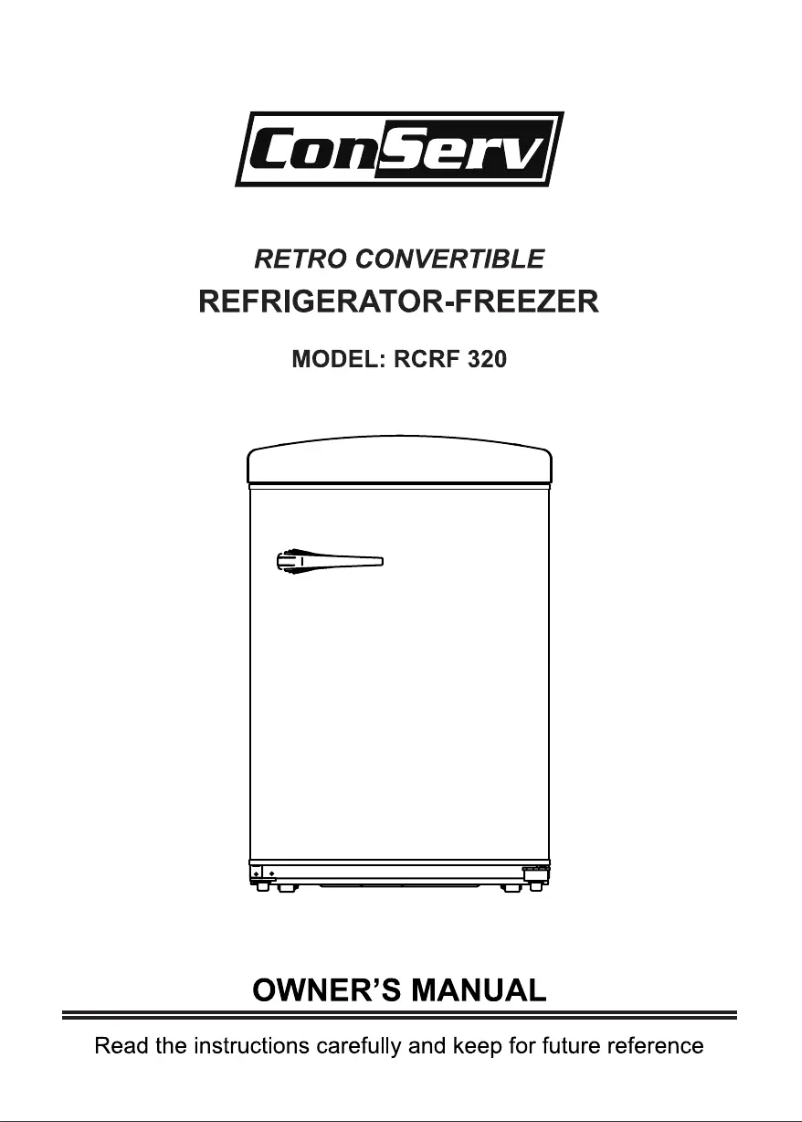 Page 1 de la notice Manuel utilisateur Equator RCRF 320