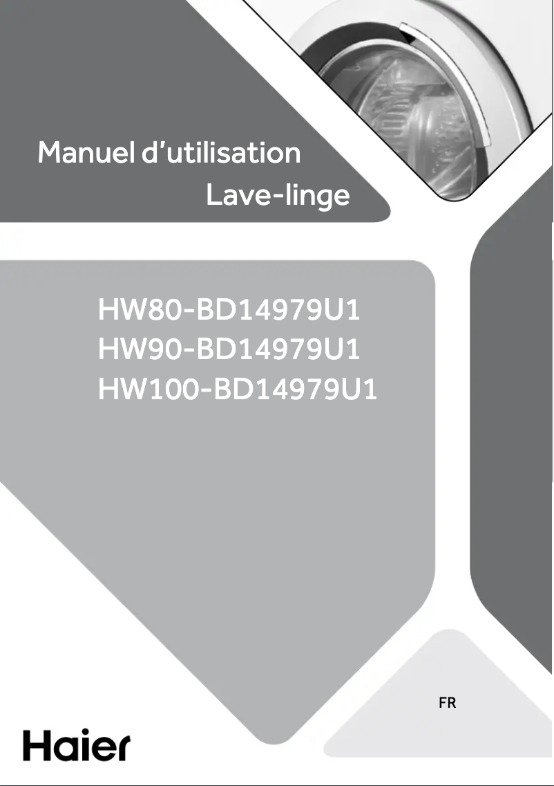 Page 1 de la notice Manuel utilisateur Haier HW120-B14979U1