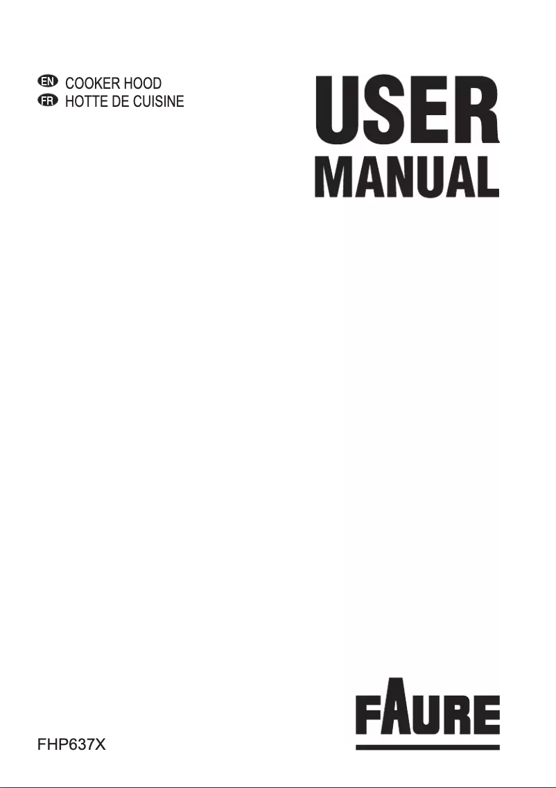 Page 1 of the manual User Manual Faure FHP637X