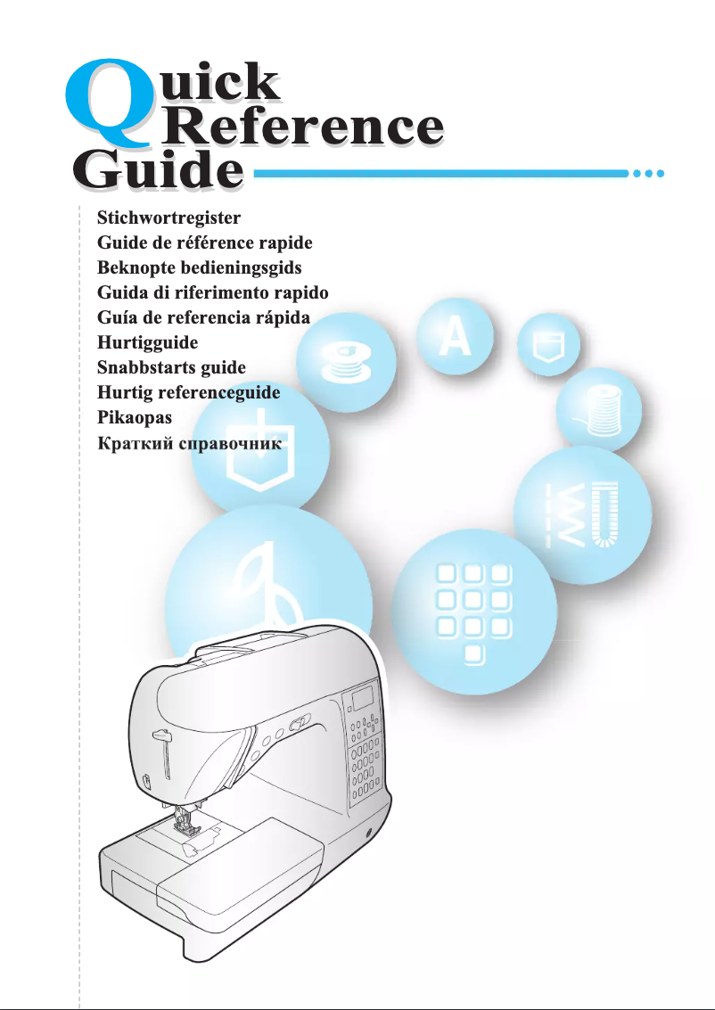 Página 1 del manual Manual de usuario Brother NX-650Q