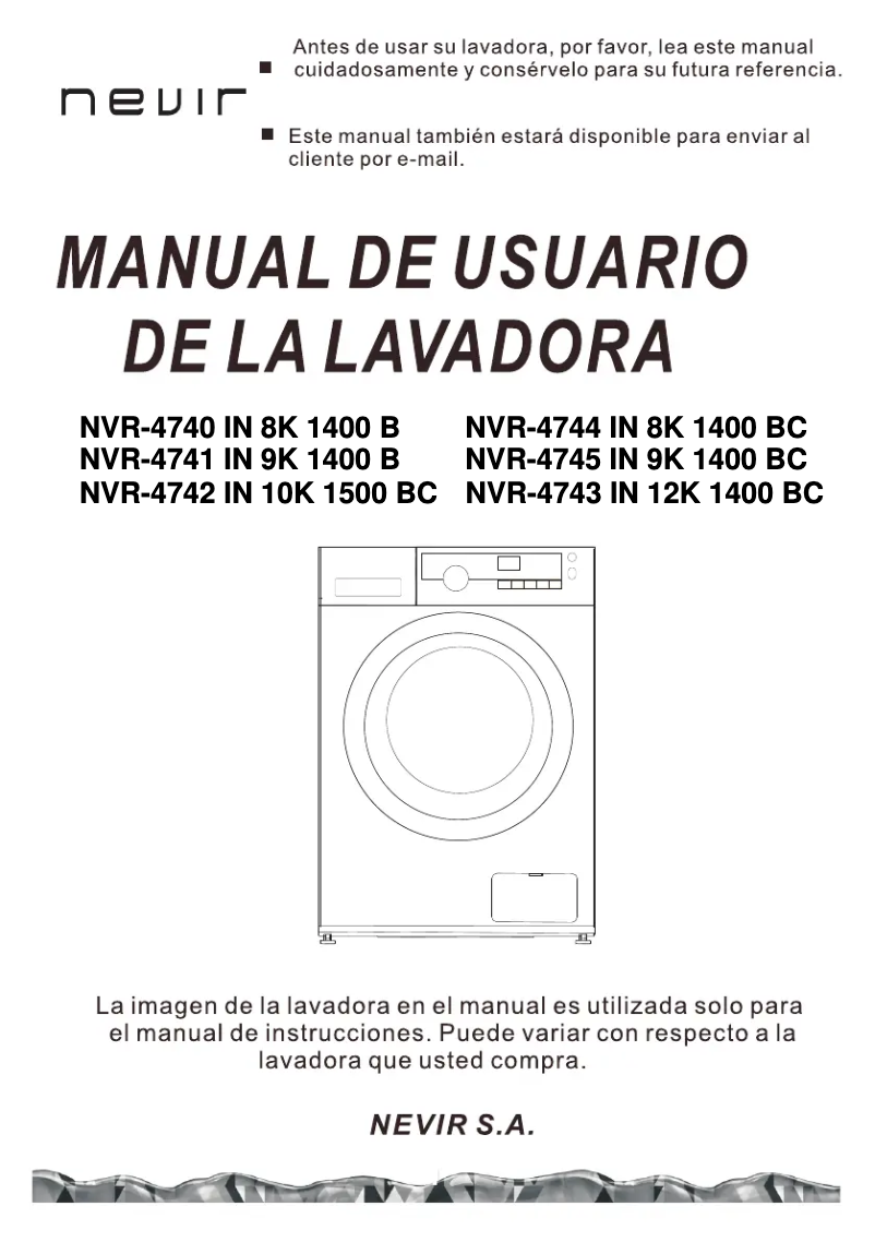 Página 1 del manual Manual de usuario Nevir NVR-4744IN 8K 1400BC